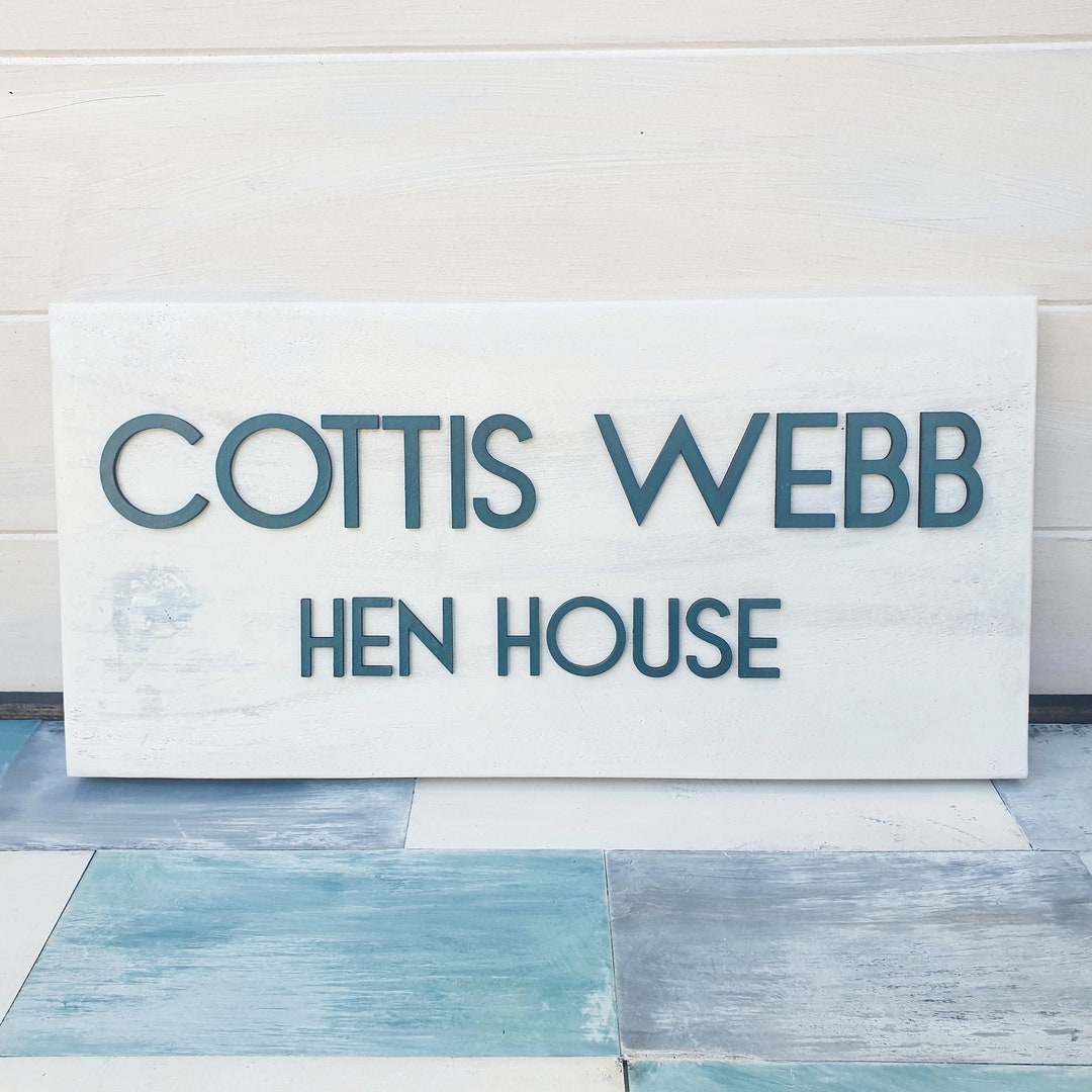 Handmade Custom Outdoor House Signs Newlywed Housewarming Etsy UK