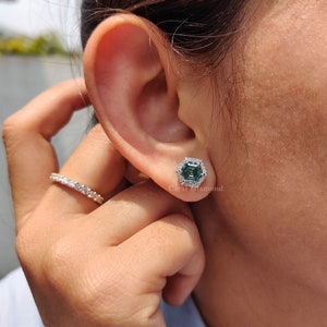Nuance Hexagon Shield Drop Earrings main image 0