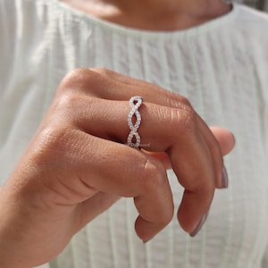moissanite wedding band