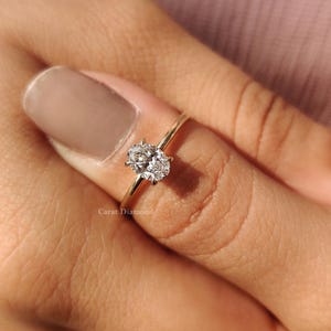 Lab Grown Diamond oval solitaire ring, an eco-friendly and ethical choice.