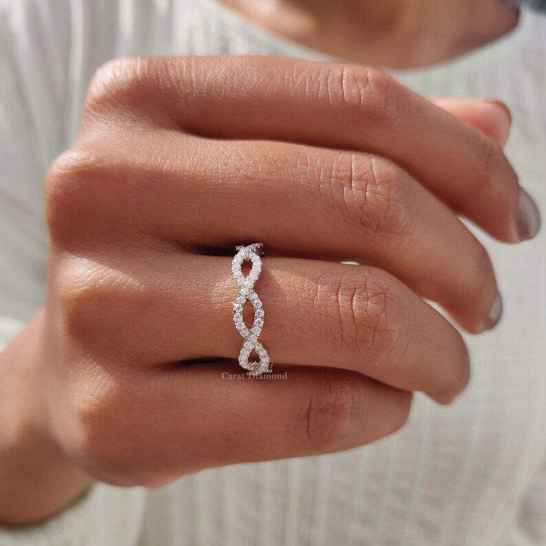 infinity wedding band