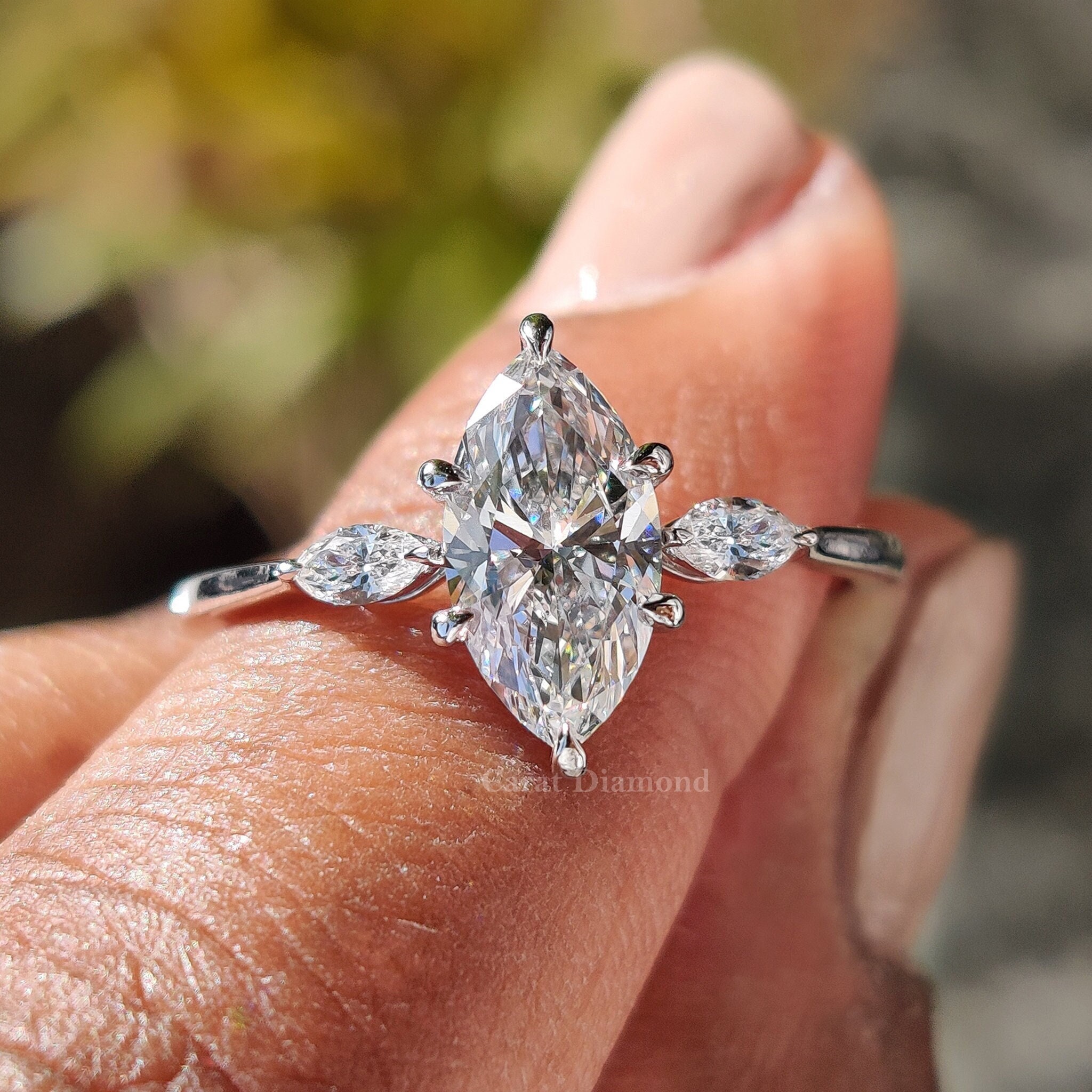 Marquee Diamond Ring Etsy Singapore