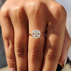 handmade moissanite ring