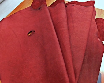 Genuine Large Pig Leather Skin Hides in Various Colors and Various Sizes.