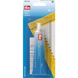 Prym Textil+ Glue Adhesive for Fabrics and Other Uses, Available in Tubes of 30 grams, Product ID 968008