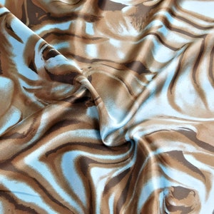 Printed Satin Fabric Lining: Anti-Static, Wrinkle Resistant, 59&quot; Wide