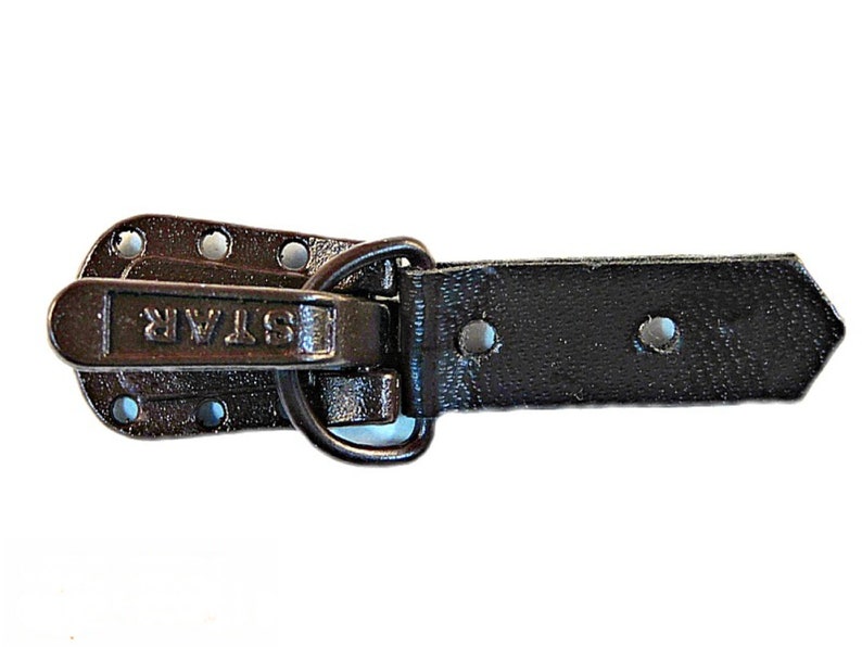 Metal Fur Clip Fastener With Leather Strap - Garment Closure (2-piece ...