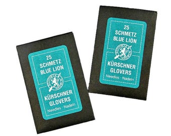 Schmetz Glover Hand Sewing Needles for Leather and Fur, Pack of 25 Needles