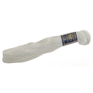 6 Ply Mercerized Cotton Lace Yarn: White Egyptian Cotton, 230 Yards