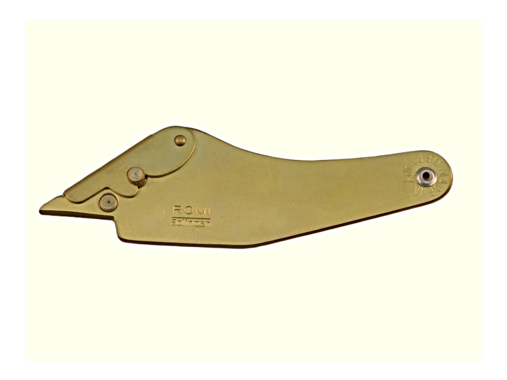 Furrier Brass Blade Holder ROMI, Solingen Germany - Etsy