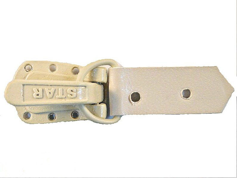 Metal Fur Clip Fastener With Leather Strap - Garment Closure (2-piece ...