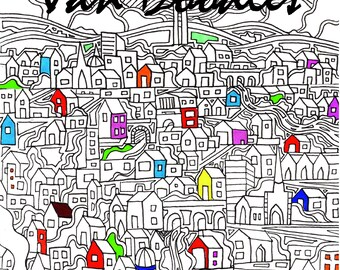 Duncan Grant's Van Doodles Adult Colouring Book, colouring book, adult colouring book