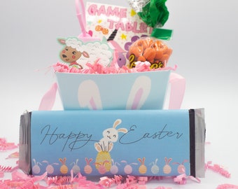 Happy Easter | Bunny Holiday Chocolate Bar Wrapper - DIGITAL