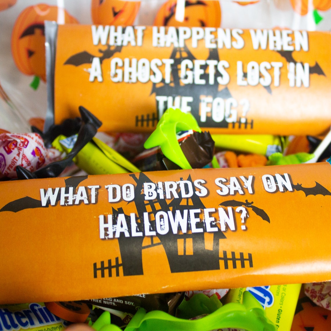 Halloween Joke Candy Wrapper PHYSICAL Etsy