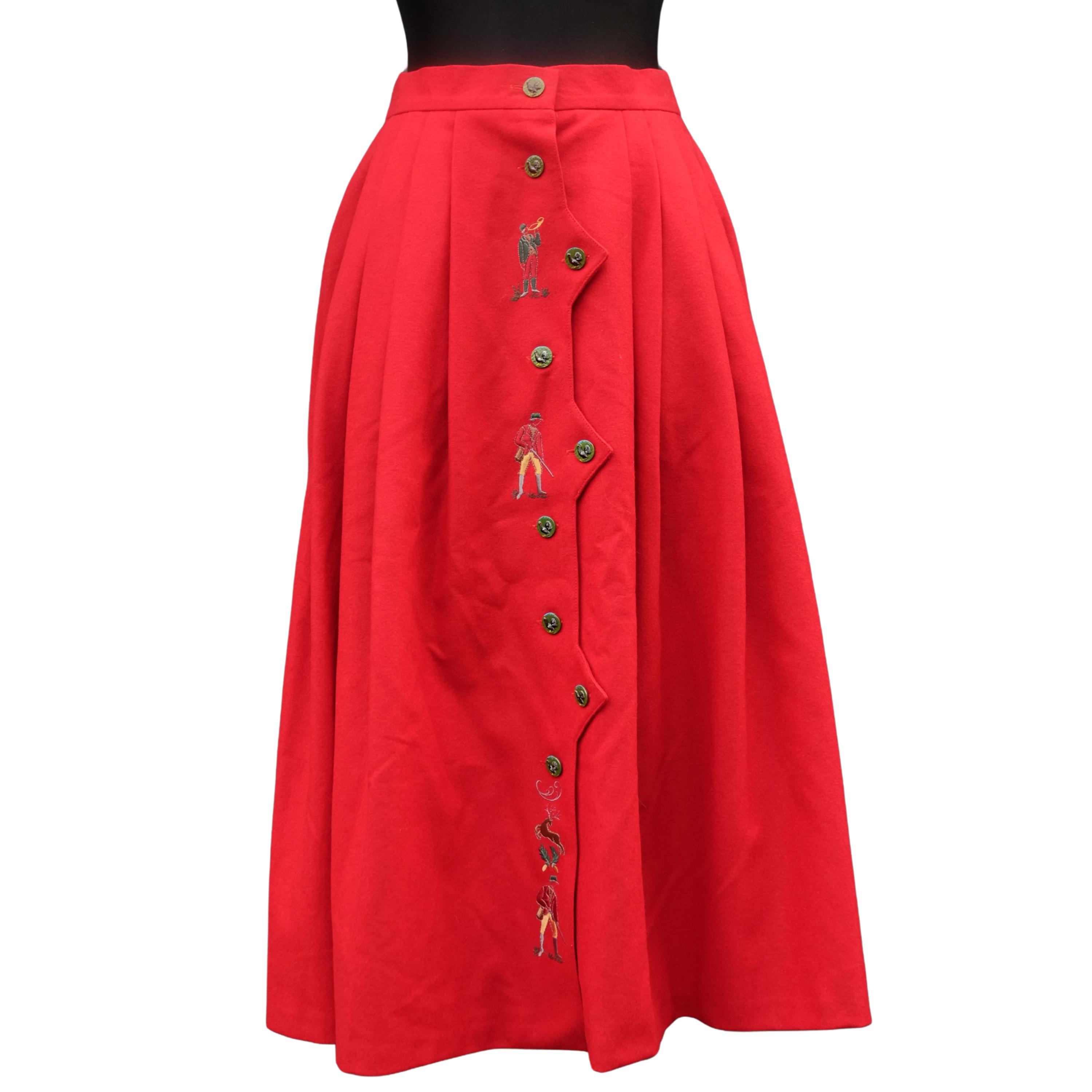 Jupe Tyrolienne Taille 46/48 - Style Alpin - Occasion Très Bon état