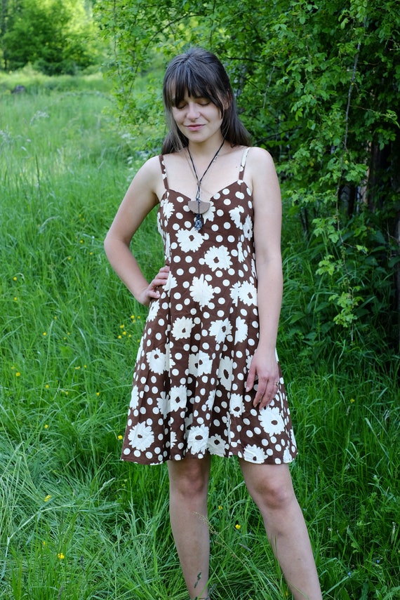 Vintage 90s Skater dress, inspired by the 60s Hip… - image 1