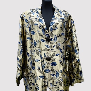 Vintage 80s Style Metallic Glamrock Blazer