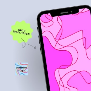 Papier peint d&#39;art inspiré de Barbie : fond d&#39;écran et arrière-plan iPhone (téléchargement numérique)