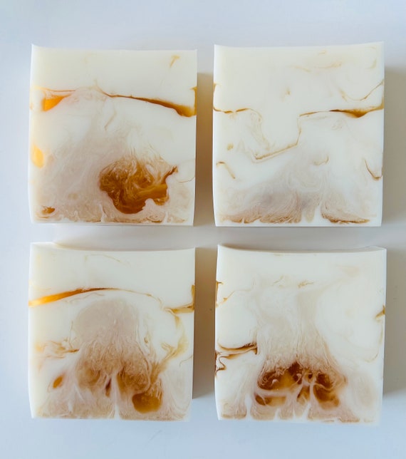 Oatmeal Milk & Honey Scented Soap, Goat Milk and Honey Glycerin Soap | Handmade, Gift and Bath Soap