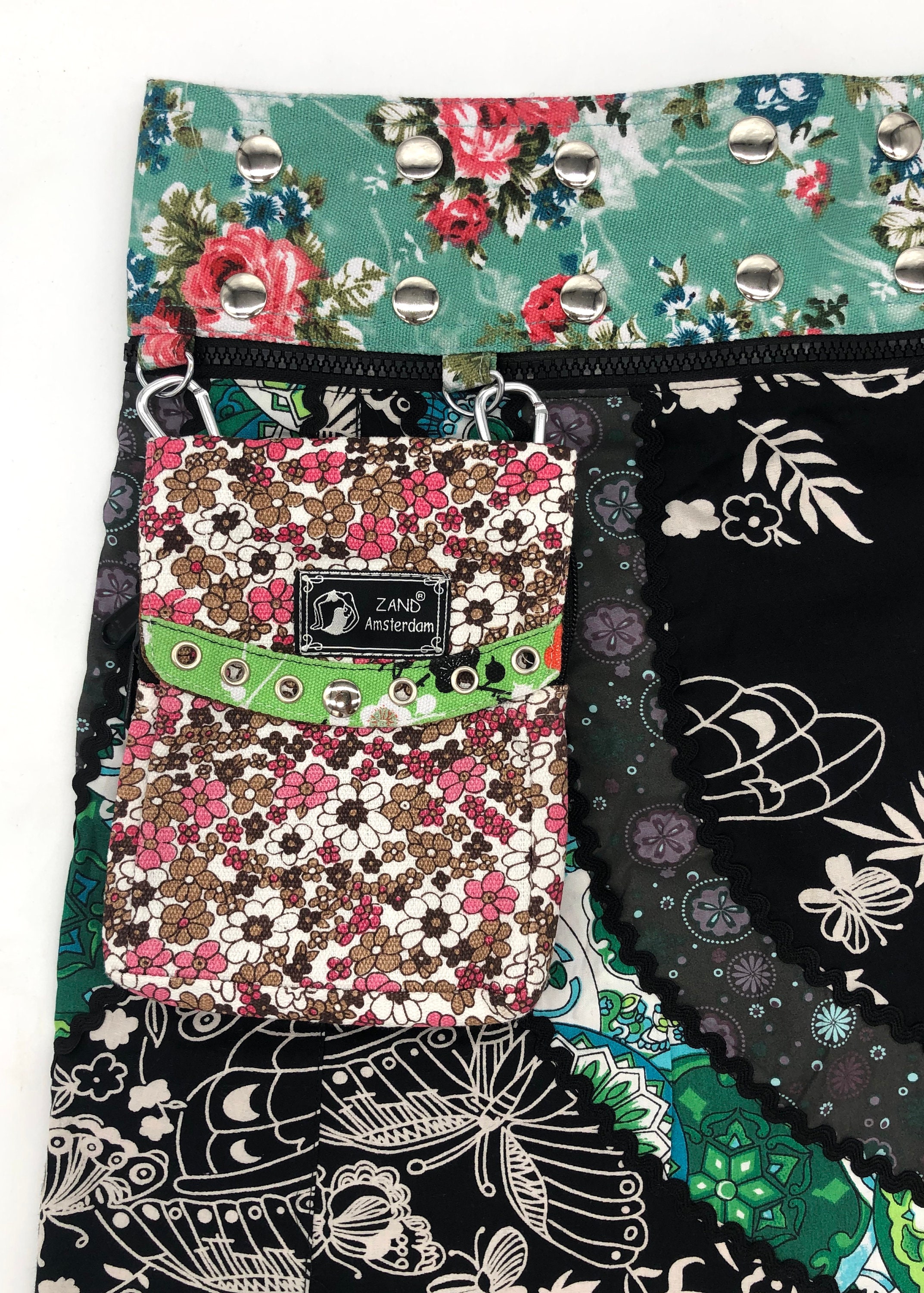 Upside-Down Printed Wrap Skirt main image 0
