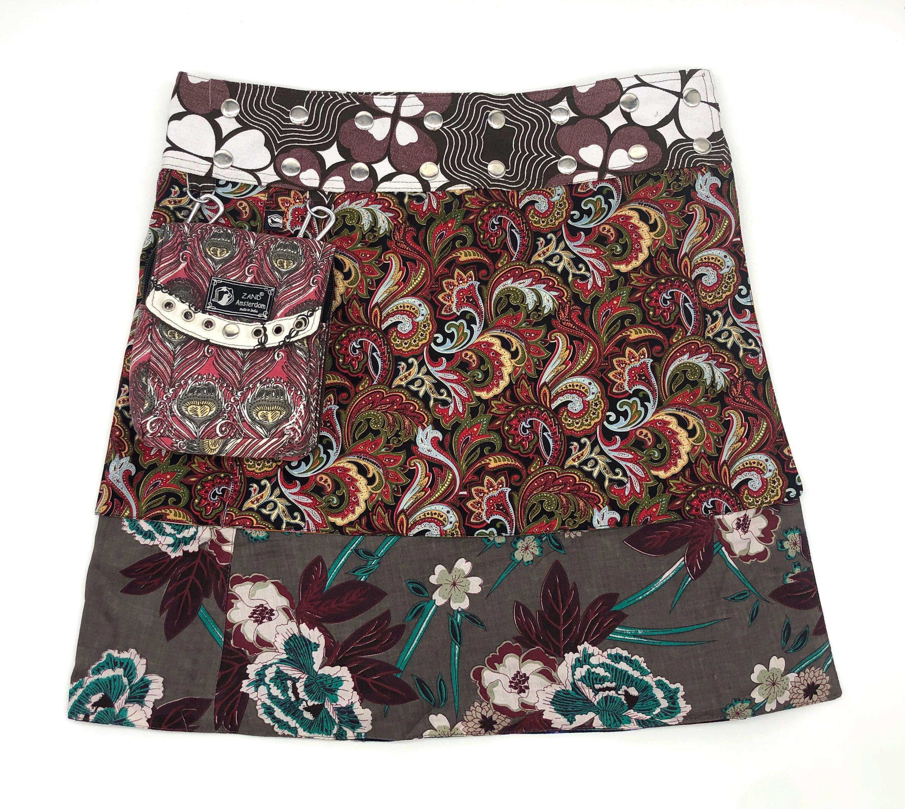 【COLOR iN ID】Suede layered wrap skirt W.A.Y. Western Fringe Wrap Skirt | Pinto Ranch