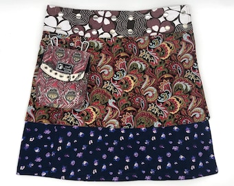 コード刺繍　WRAPPED SKIRT TRIPP NYC - TRIPLE ZIP OFF SKIRT CAMO