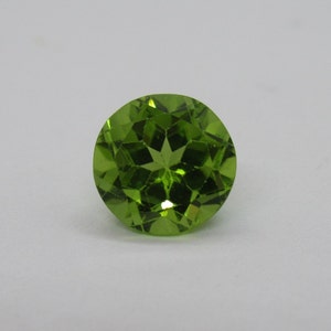 Peridot from Pakistan 2.20 ct. avg. 8 mm Round Cut. Natural Loose Gemstone