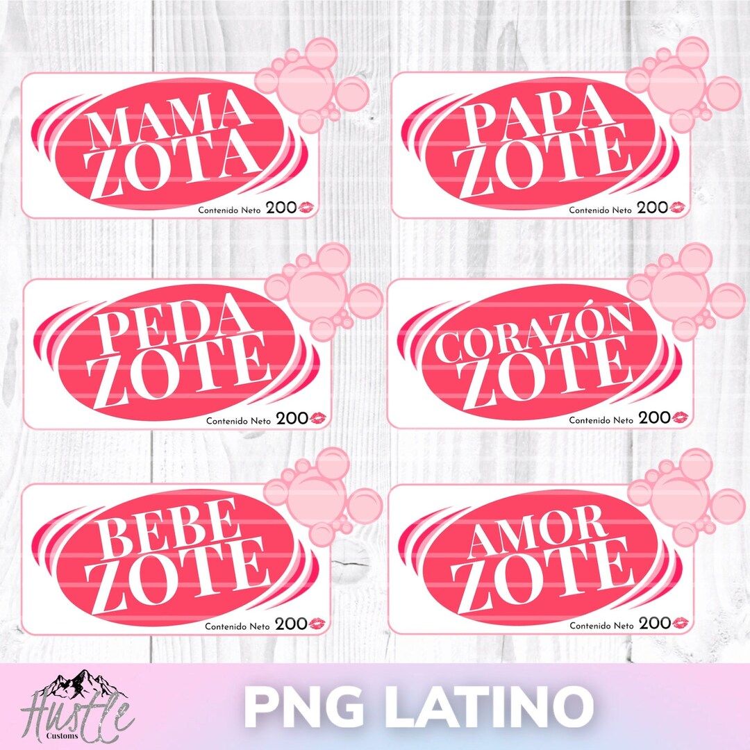 Zote PNG Funny Bebe Zote Mama Zota Corazón Zote Papa Etsy