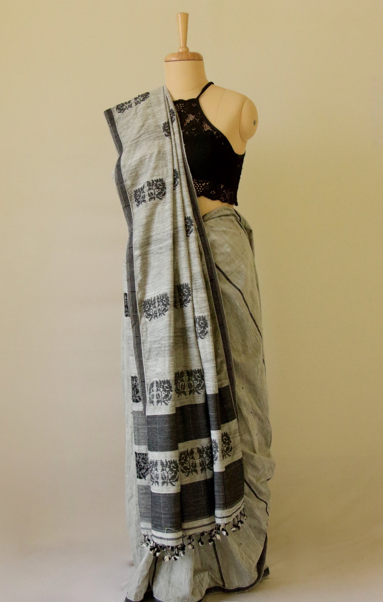 Handloom Eri Silk & Mulberry Silk Saree from Assam India Etsy