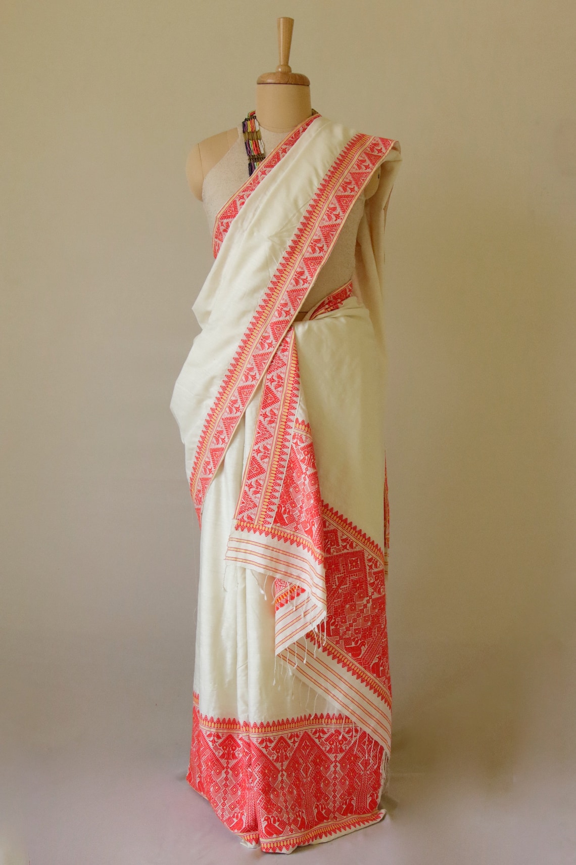 Traditional Eri Silk by Mulberry Silk Mekhla Chadar From Assam Etsy
