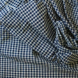 Hand Woven and Natural Indigo Dyed Cotton Yardage from Assam , India