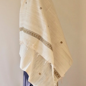 Handloom Hand Spun  Eri Silk Shawl from Assam , India