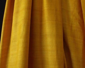 Handwoven Eri Silk Fabric: Natural Dyed, Hand Spun Yarns, 45" Wide