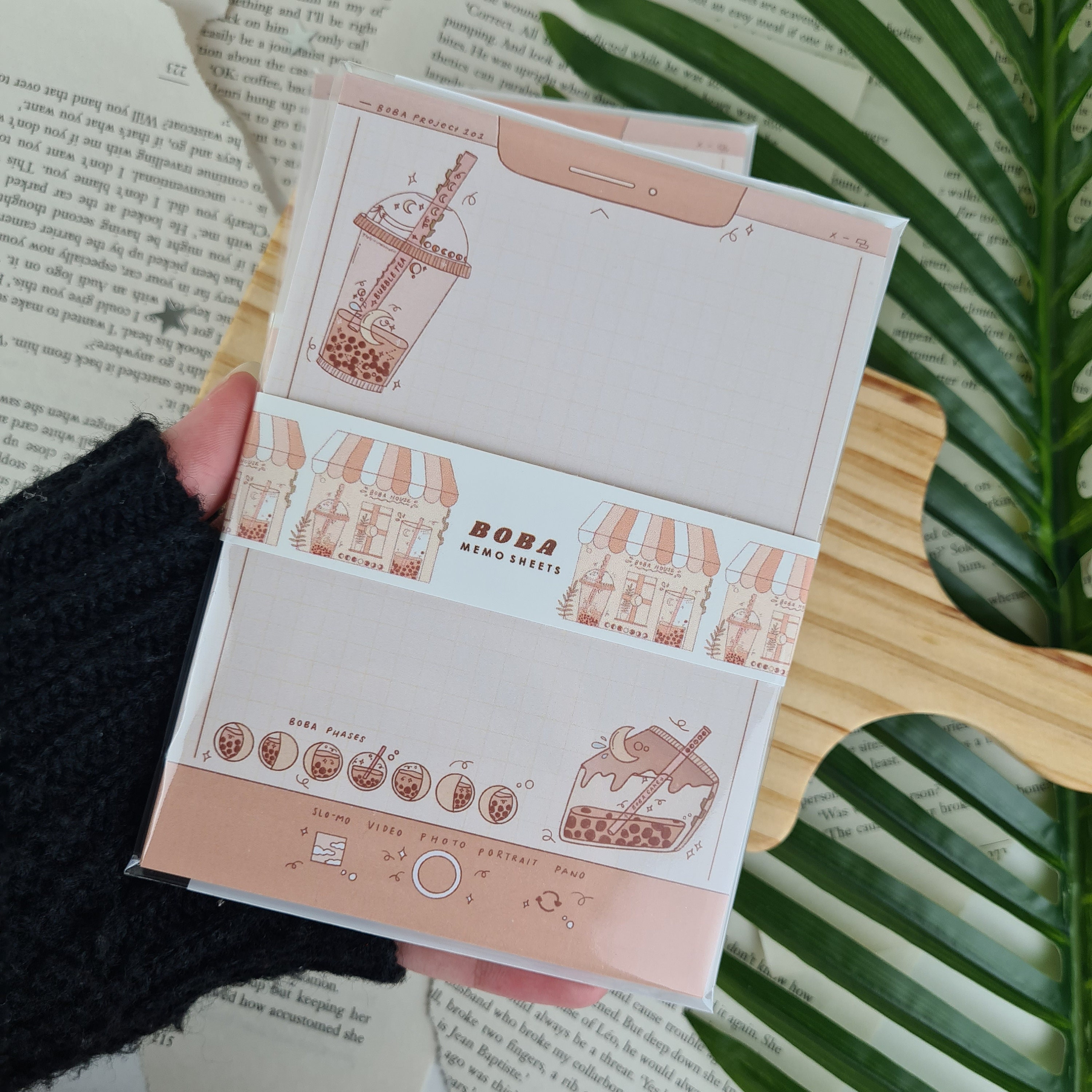 Boba aesthetic Memo pad // aesthetic style Etsy