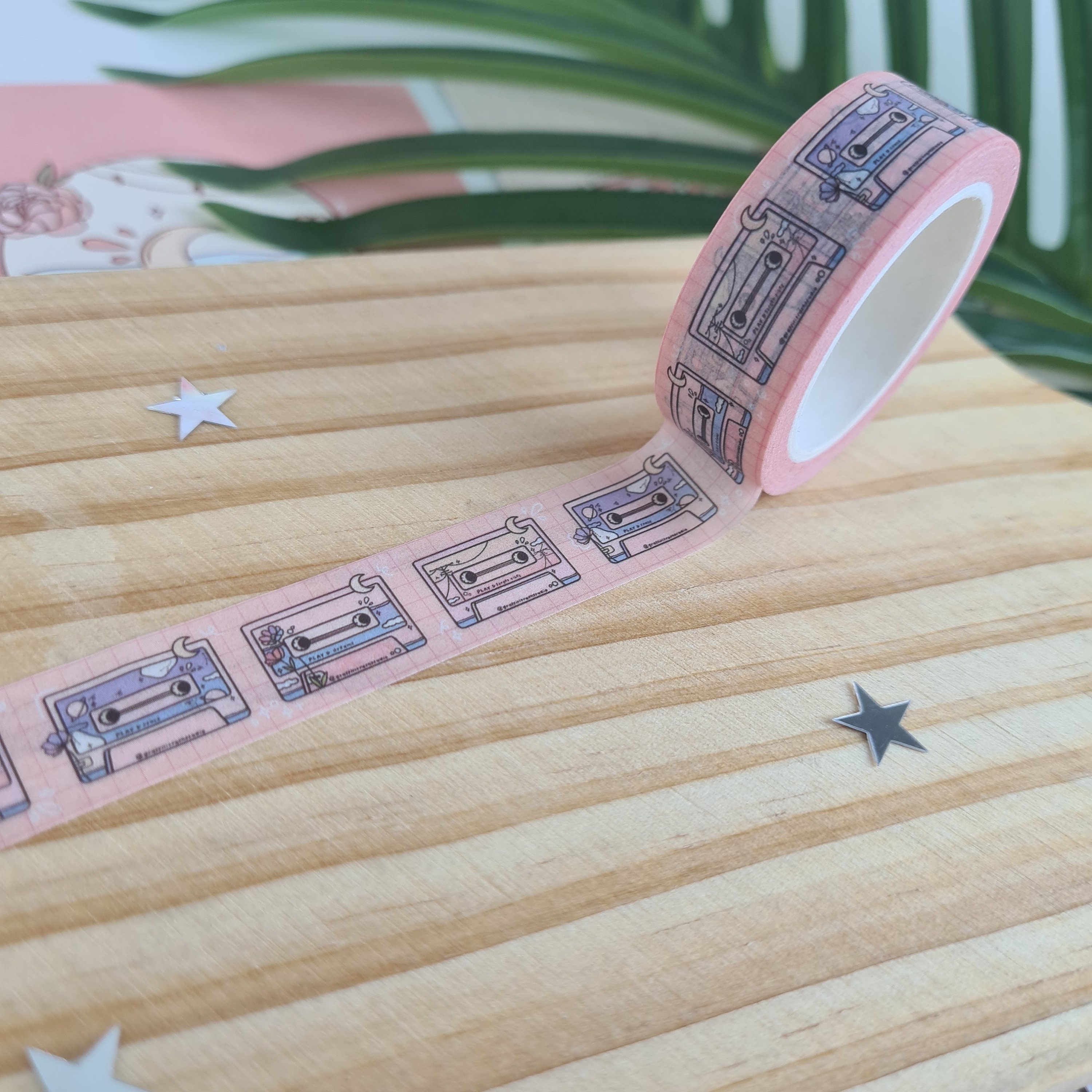 Aesthetic Nest: Craft: DIY Printed Paper Tape (Washi Tape Tutorial)