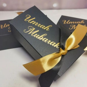 Umrah Mubarak Geschenkebox | Umrah Geschenk | Ümre Hediyesi | Box zum selbst befüllen für Umrah | Hajj Geschenk | Hajj Mubarak | Umrah