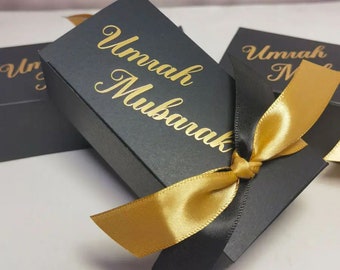 Umrah Mubarak Gift Box | Umrah Gift Box | Islamic Gift Set | Eid & Pilgrimage Favor | Muslim Gift | Ümre icin hediyelik kutusu