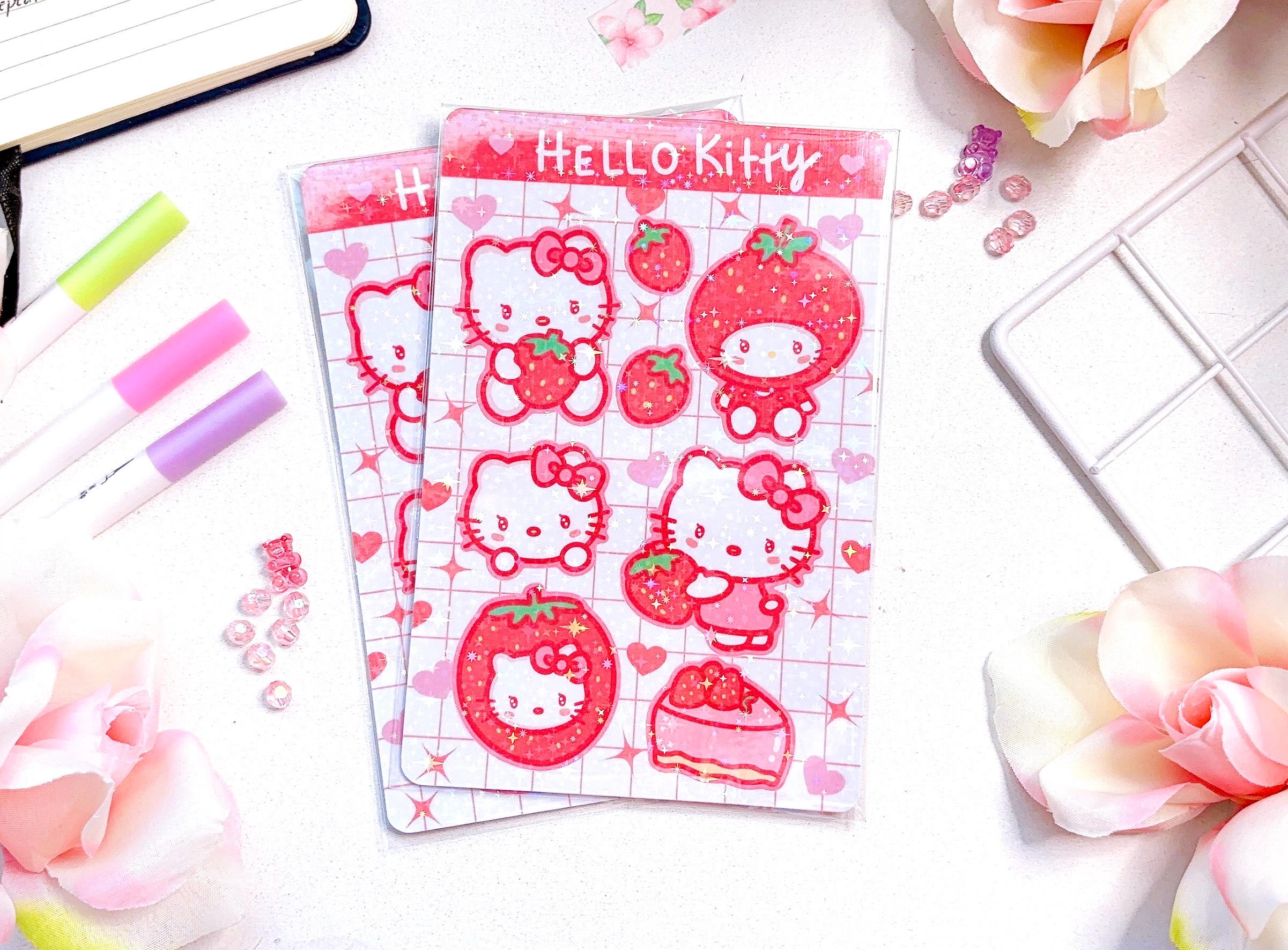 Hello Kitty Sticker Sheet - Etsy