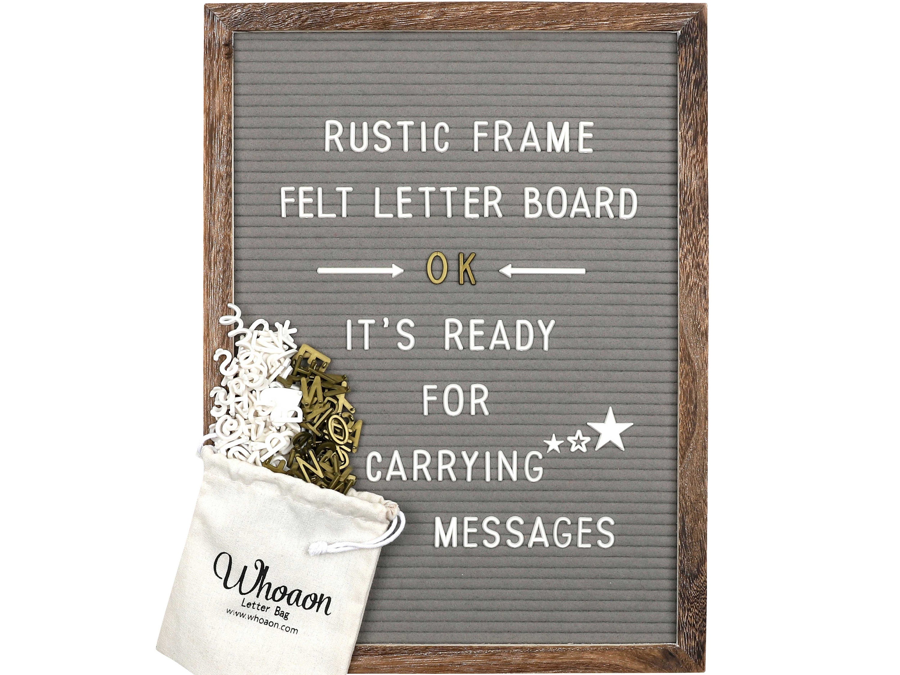 Felt Letter Board 12x16 Changeable Message Board with 170 White Letters and Symbols Winter Bulletin Board Decorations Let it Snow Christmas Gifts for Women Kids Boys Girls BLUE 