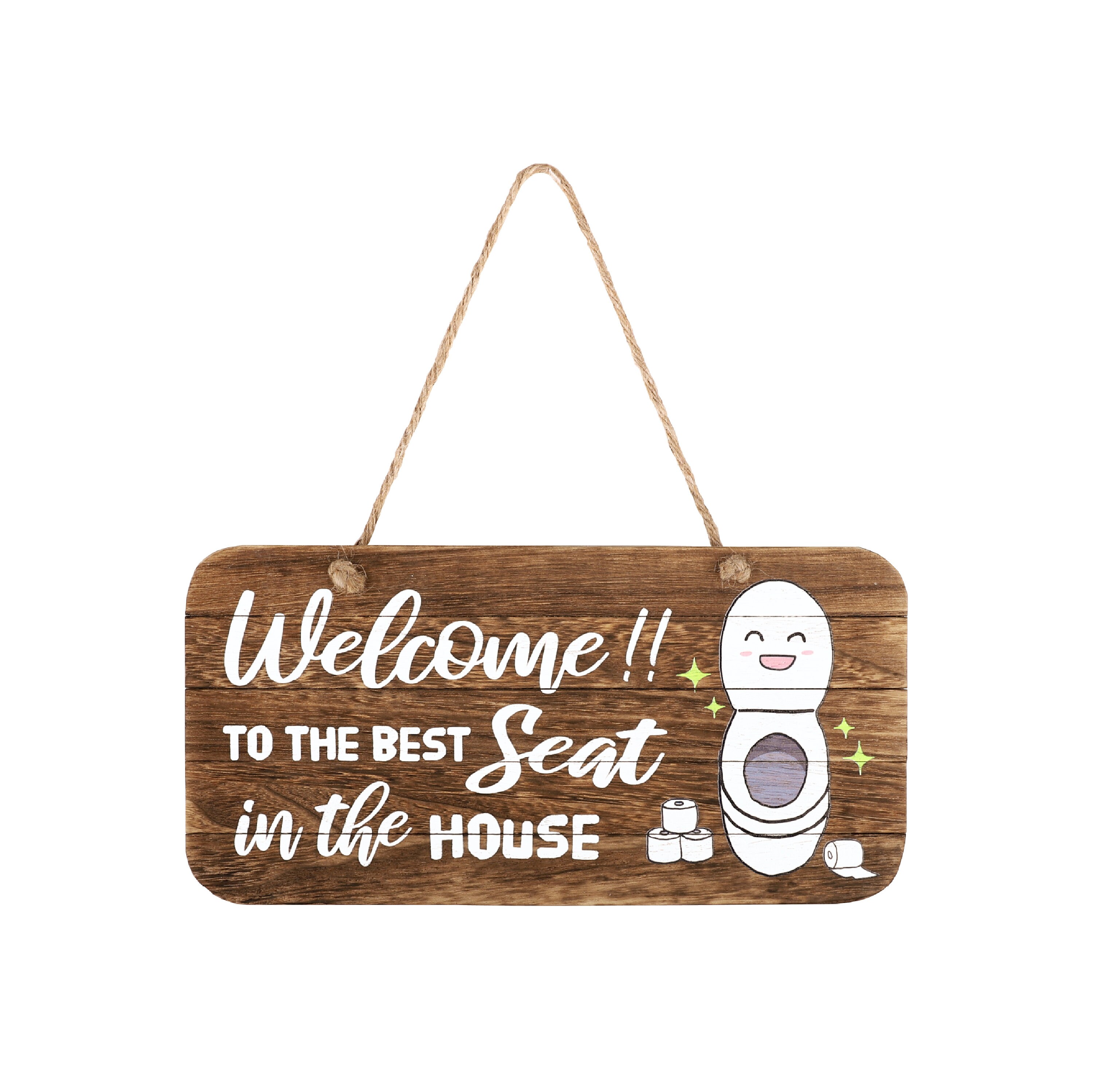 Rustic Wood Wall Sign to the best seat in the house Etsy