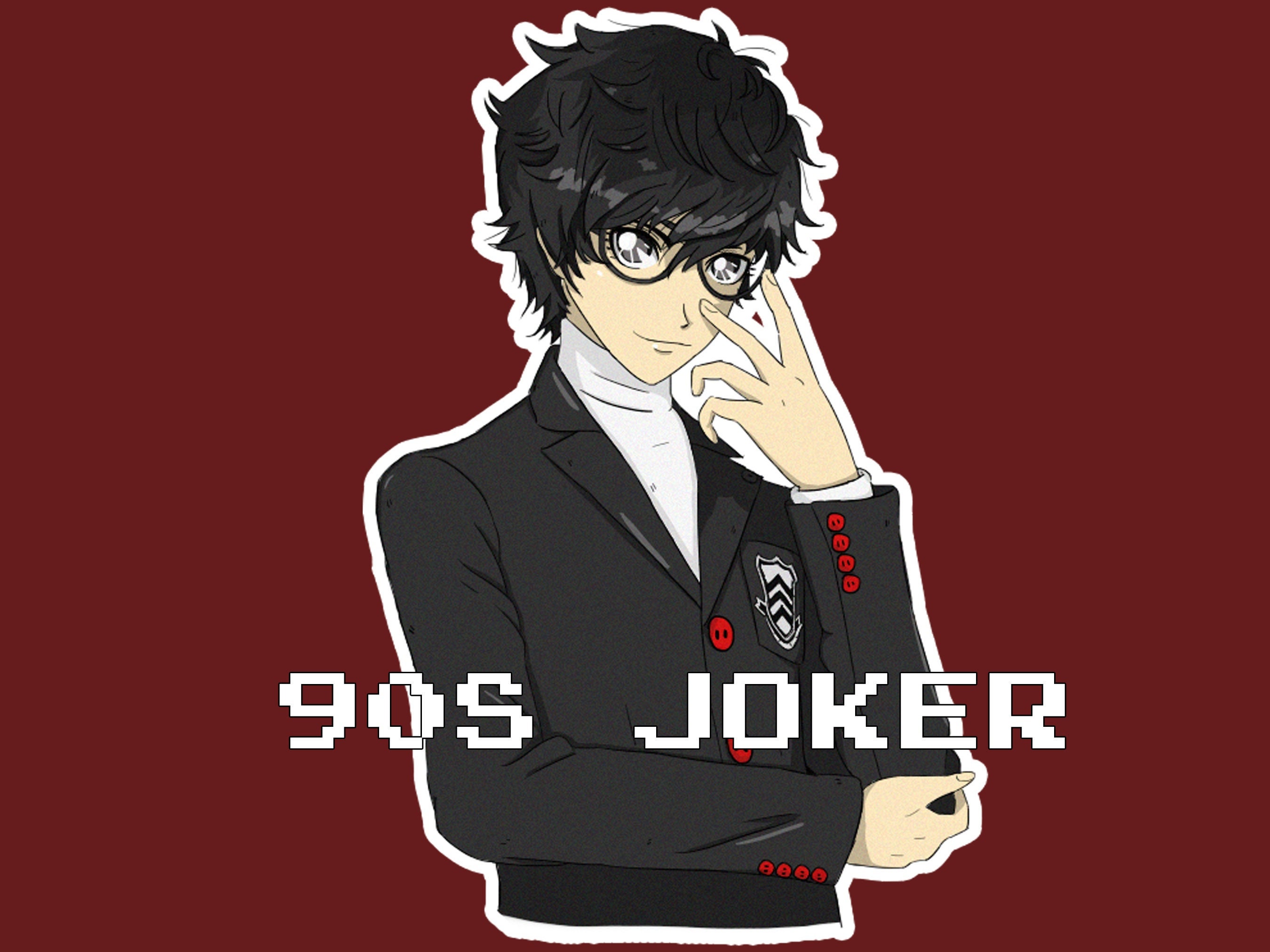 Protagonist Joker Persona 5 Men's Black T-shirt : Target