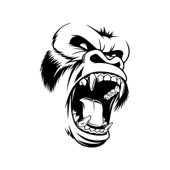 Gorilla King Sticker Decal