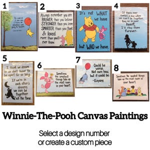 Winnie the Pooh Canvas Painting