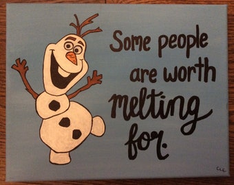 Disney Frozen Canvas Painting