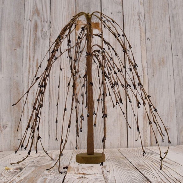 Pip Berry Tree Black 14 in Willow Tree Primitive Home Decor Country Home Decor