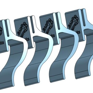 Clay Boss Splash Pan and Trimming Extension Clips - 3D Printer File Only