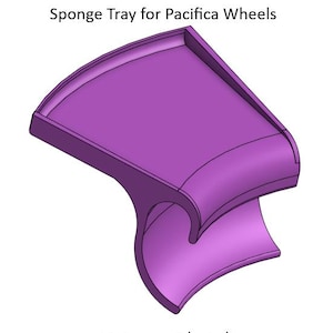 Pacifica - Sponge Holder Digital 3D Printer File (.3MF) for Pottery Wheel Ceramics Clay