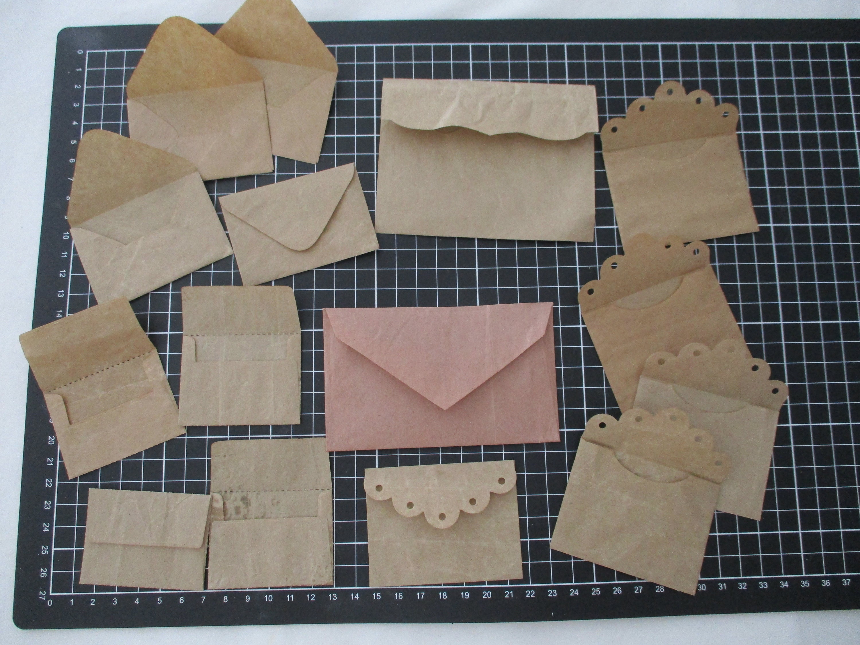 Faux vintage Brown envelopes 15 items in pack Etsy.de
