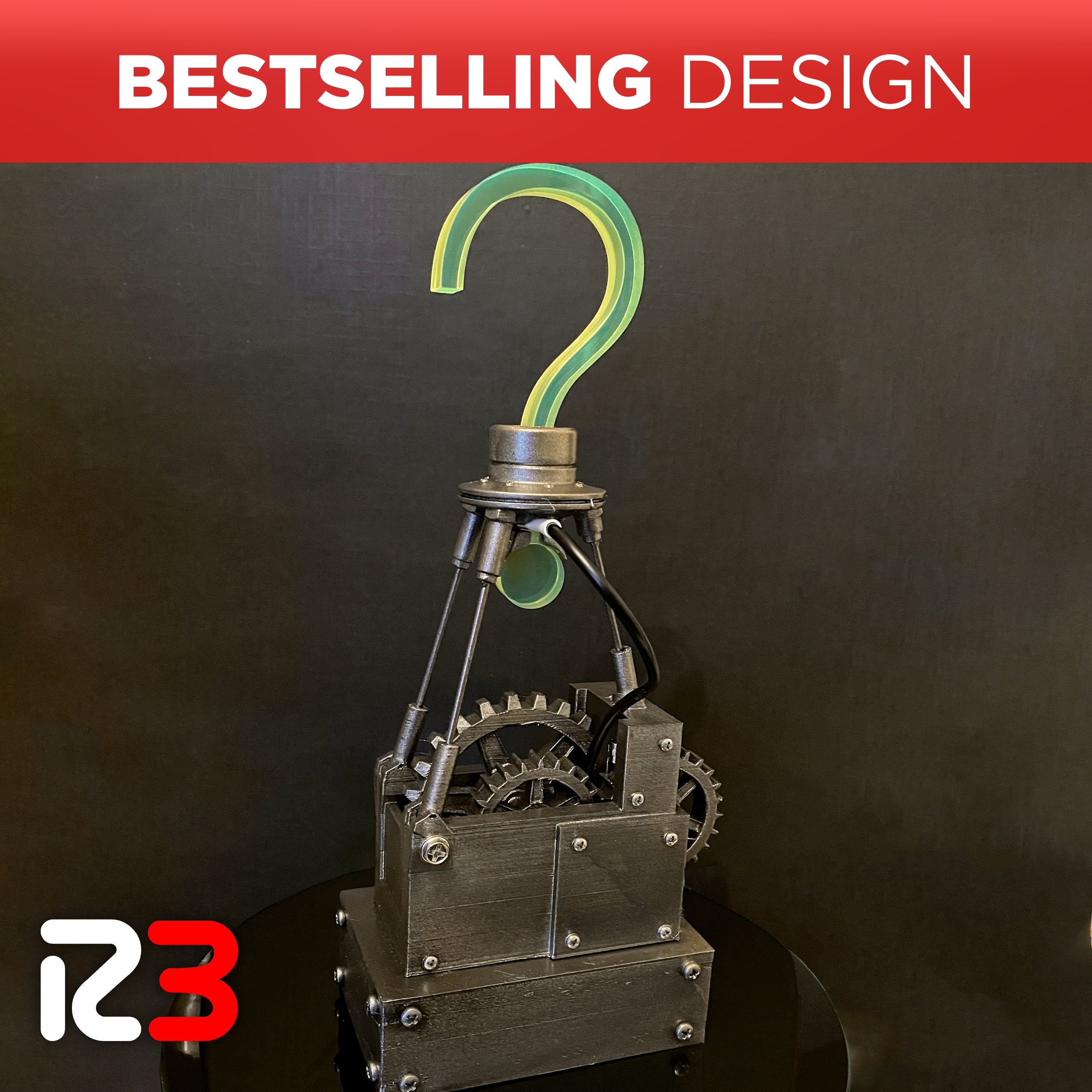 Bestseller Riddle Trophy Asylum City Usb battery 3D Printed PRE