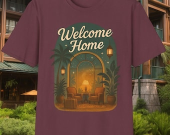 Welcome Home Disney Shirt | Resort Lobby Glow Tee